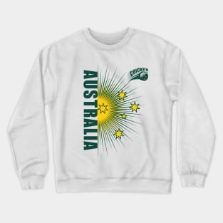 Australian Cricket Flag Memorabilia Crewneck Sweatshirt